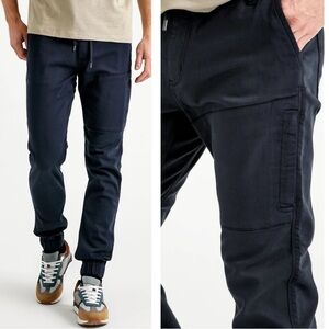 DU/ER Men Navy Blue No Sweat Jogger Pants US31 Athleisure Outdoor Preppy Casual